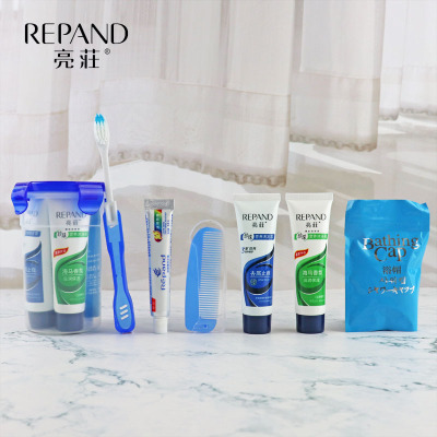 travel Wash and rinse suit toothbrush toothpaste shampoo Shower Gel hotel A business travel gift convenient Wash cup