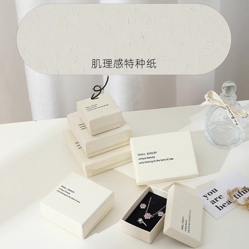 M スポットアースホワイトハイエンドジュエリーボックスリングネックレスブレスレットジュエリー収納ジュエリー包装ボックス天地カバー|undefined