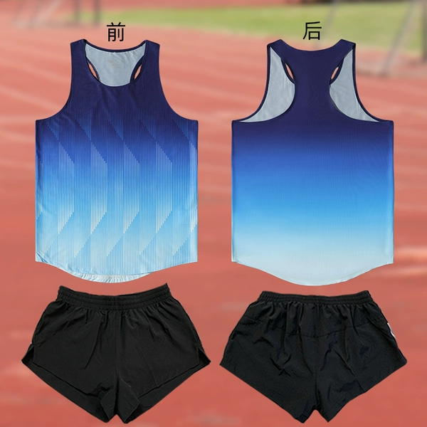 ＜＜24393 royal blue vest+054 black shorts＞＞