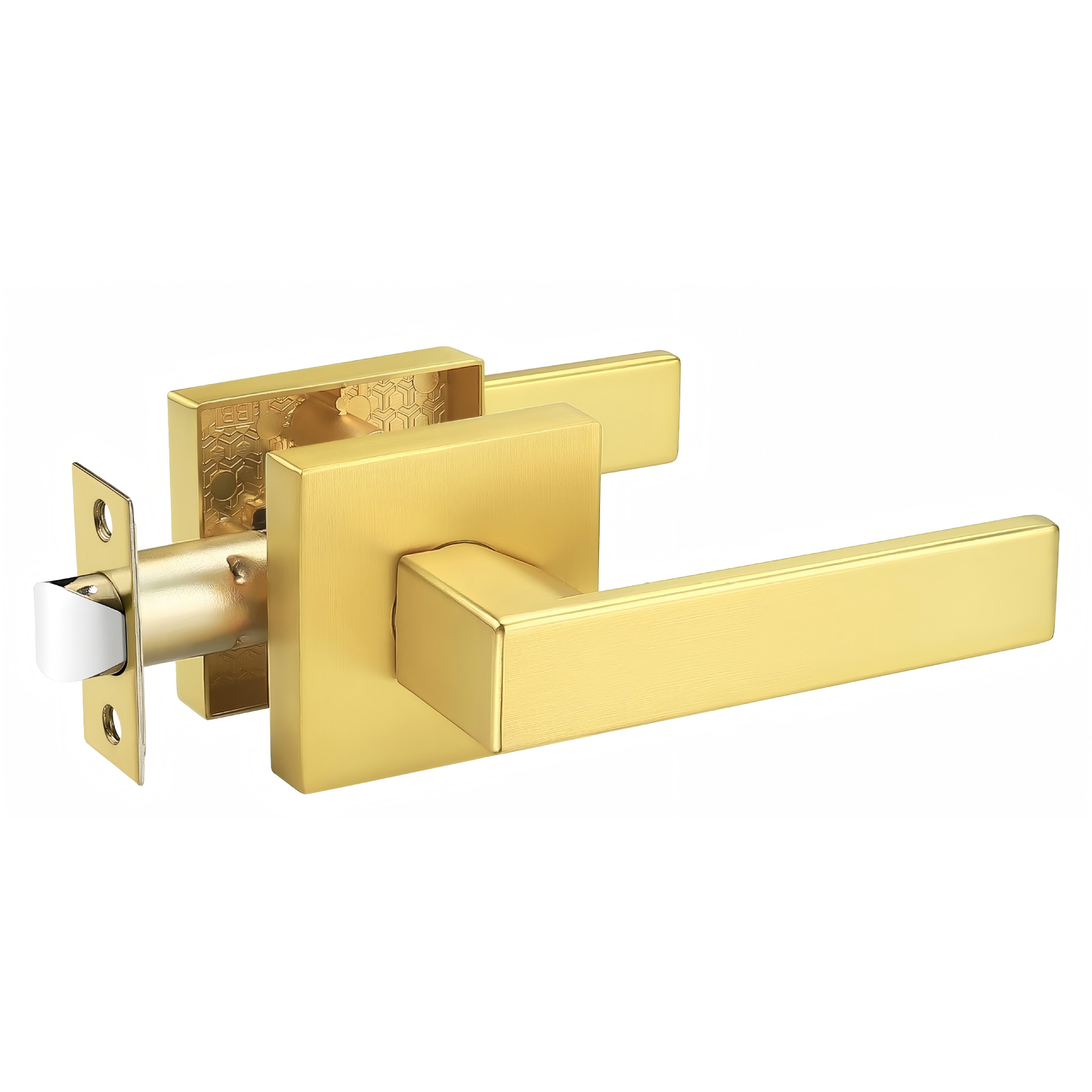 채널 기능 사금 금 패스/홀 새틴 황동