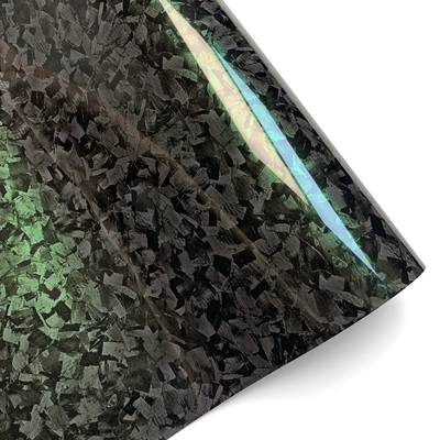 Body sticker — Wrap Film, Color Changing Film - disorderly-carbon-film-gray-charm-green-30cm30cm