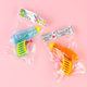 Cartoon toy small water gun children's summer toy water toy running man with transparent water gun toy gun wholesale