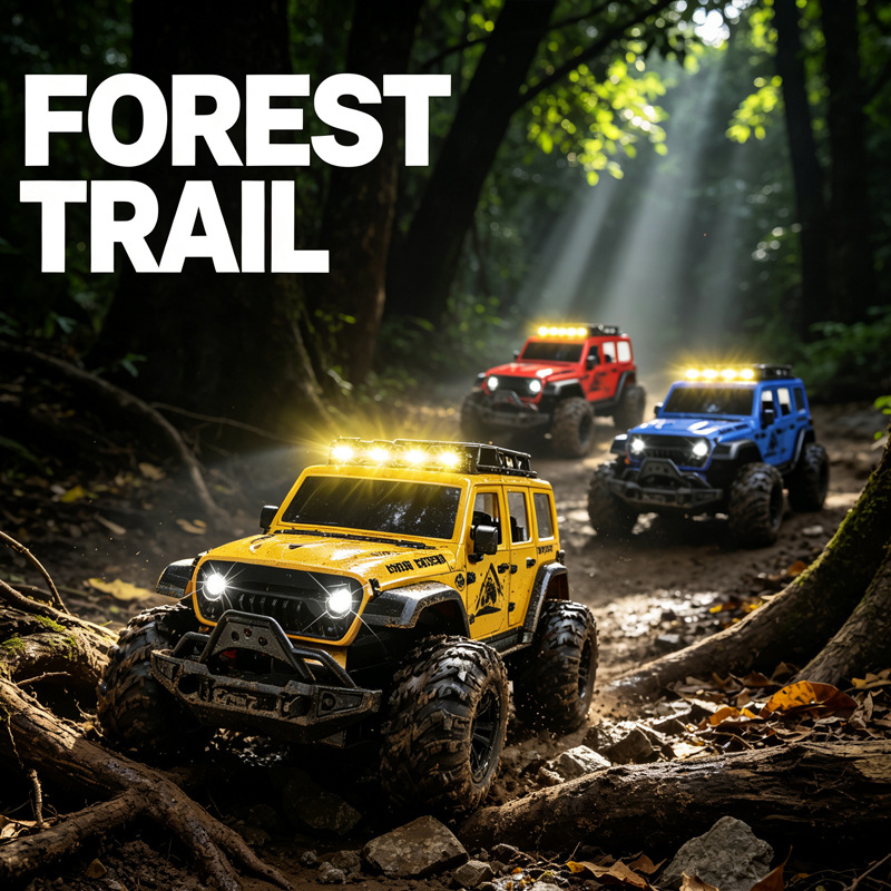 Cross-border 1:10 Remote Control Off-road Vehicle With Lights, Monster...