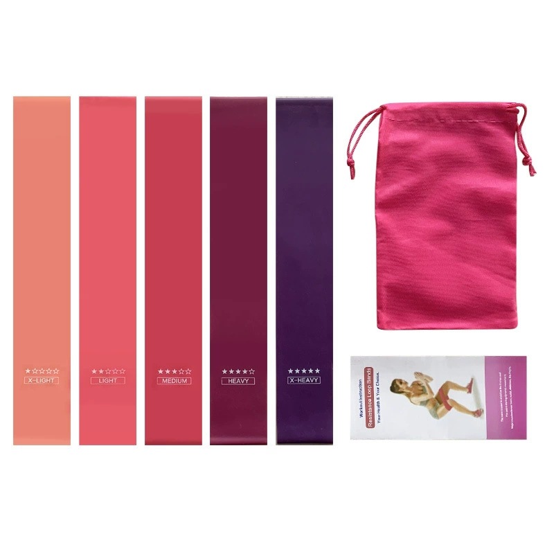 Resistencia banda traje suministros yoga banda de tensión de goma anillo Delgado equipo de ejercicio de fitness banda de anillo elástico fitness