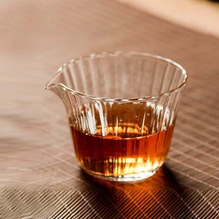 日式耐热玻璃公道杯 加厚手工功夫茶道公杯匀杯倒茶杯分茶器
