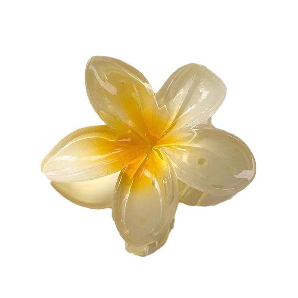 ビーチのリゾート風の卵の花のヘアピンの女性の後頭部の半分の髪のクリップの気質のサメのクリップの髪の飾り