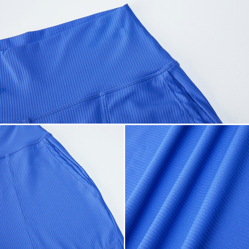 Transfronterizos otoño y invierno ocio suelto pantalones de calzado de mujer bolsillo de rosca pantalones deportivos de piernas anchas pantalones de ejercicio de secado rápido