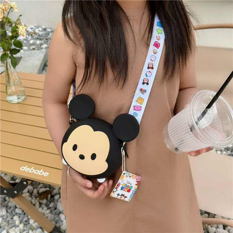 Children's shoulder bag, one-shoulder bag, cartoon wallet, card holder, silicone lipstick, purse, wholesale
