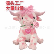 ����վ��ƷPink Cow Plush��ɫ��ţë�q��߿ɐۄ��⿨ͨ���޹���