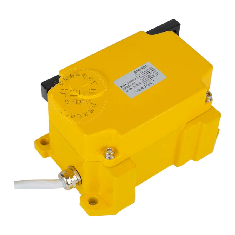 Manual two-way pull rope switch HFKLT-II series complete specifications belt emergency stop limit switch in stock