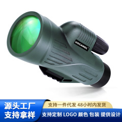 廠家批發12X50充氮防水單筒望遠鏡高倍高清手機拍照直播戶外便攜