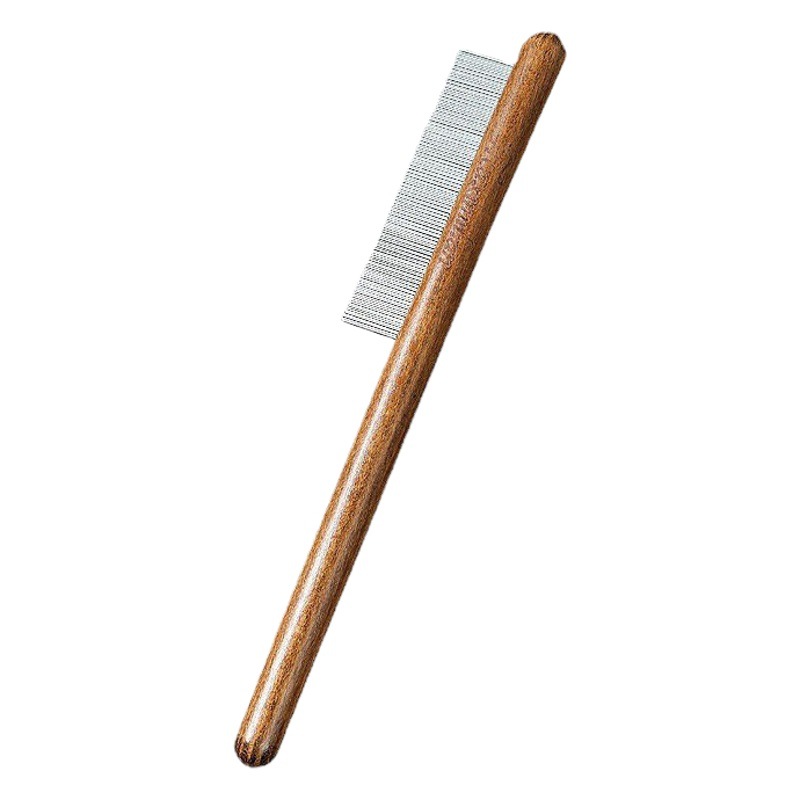 Pet Comb Manufacturer Comb for Cats and Dogs to Remove Floating Hair Solid Wood Comb Pet Cleaning and Grooming Flea Comb