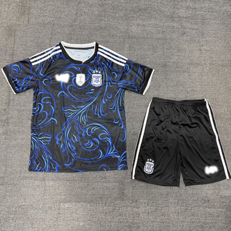 26-27 Argentina Away Adult Short-Sleeved Football Uniform Set Blue Match Jersey Set 26-27 Argentina Away Adult Short-Sleeved Football Uniform Set Blue Match Jersey Set