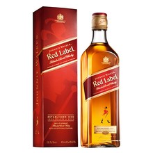 洋酒 尊加尼获加红牌红方苏格兰威士忌原装进口700ml瓶装