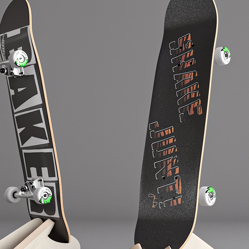 Double Tilt Road Skateboard Snowboard Storage Solid Wood Display Rack Skateboard Snowboard Base Skateboard Sitting Stand