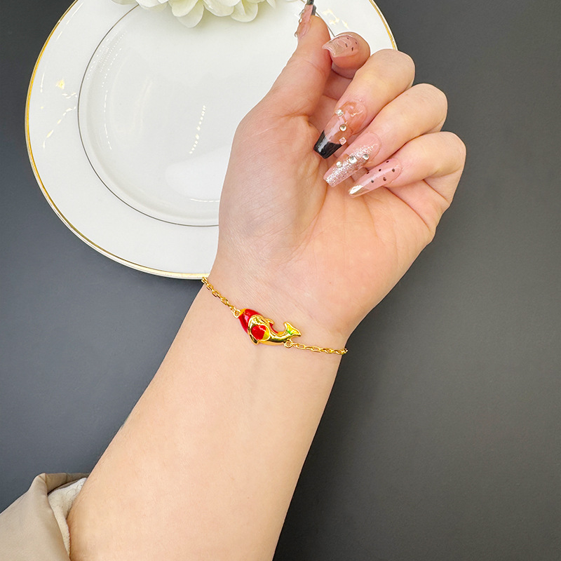 Nueva pulsera de oro de arena vietnamita goteo de aceite año tras año más de Koi joyas de mano para mujeres lujosas joyas de diseño de larga duración