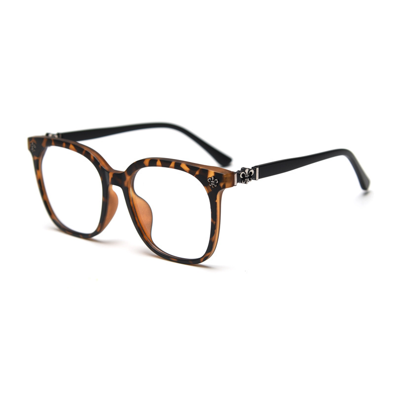 TR90 Korrektionsbrillen mit großem Rahmen für Damen und Herren im trendigen Retro-Stil, auch ohne Sehstärke erhältlich_voghion.com