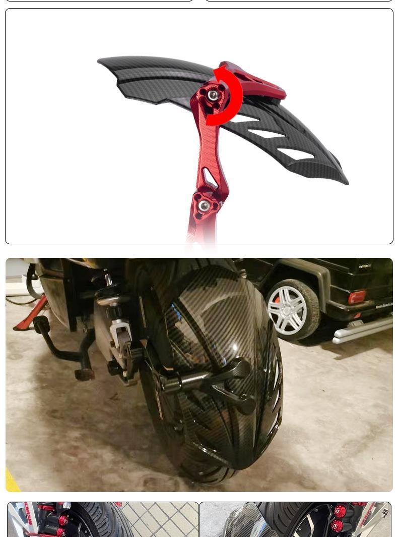 Universal Rear Fender for Electric Vehicles, Suitable for Niu N7, Niu, Yadea Modified Parts, F90, F30, N8 Motorcycle Widened Version