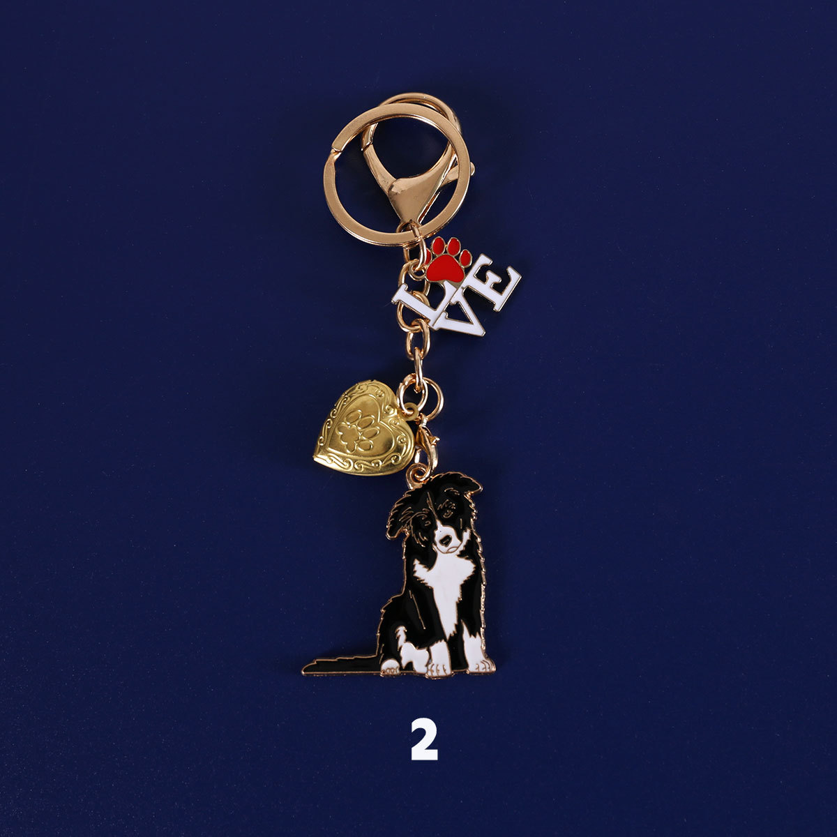 Transfronterizo TK Amazon aleación goteo pet perro conmemorativo coleccionista de pelo DIY almacenar foto colgar llavero