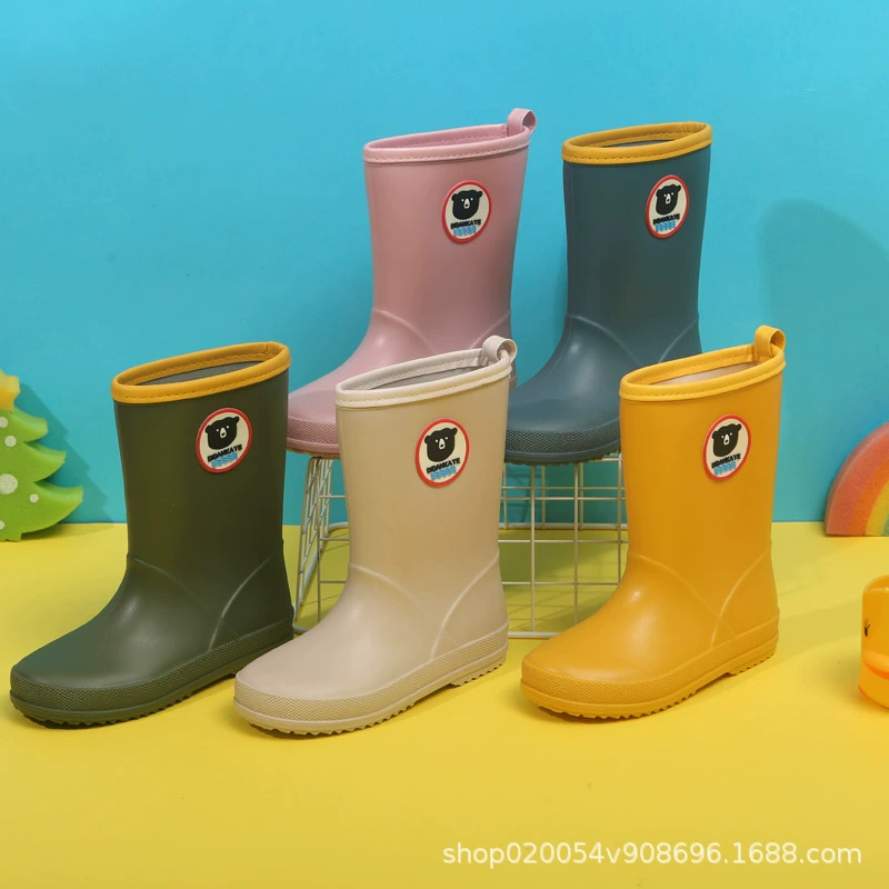 Детские резиновые сапоги didankate, детские резиновые сапоги, новые милые водные туфли, непромокаемая нескользящая резиновая обувь для мальчиков и девочек