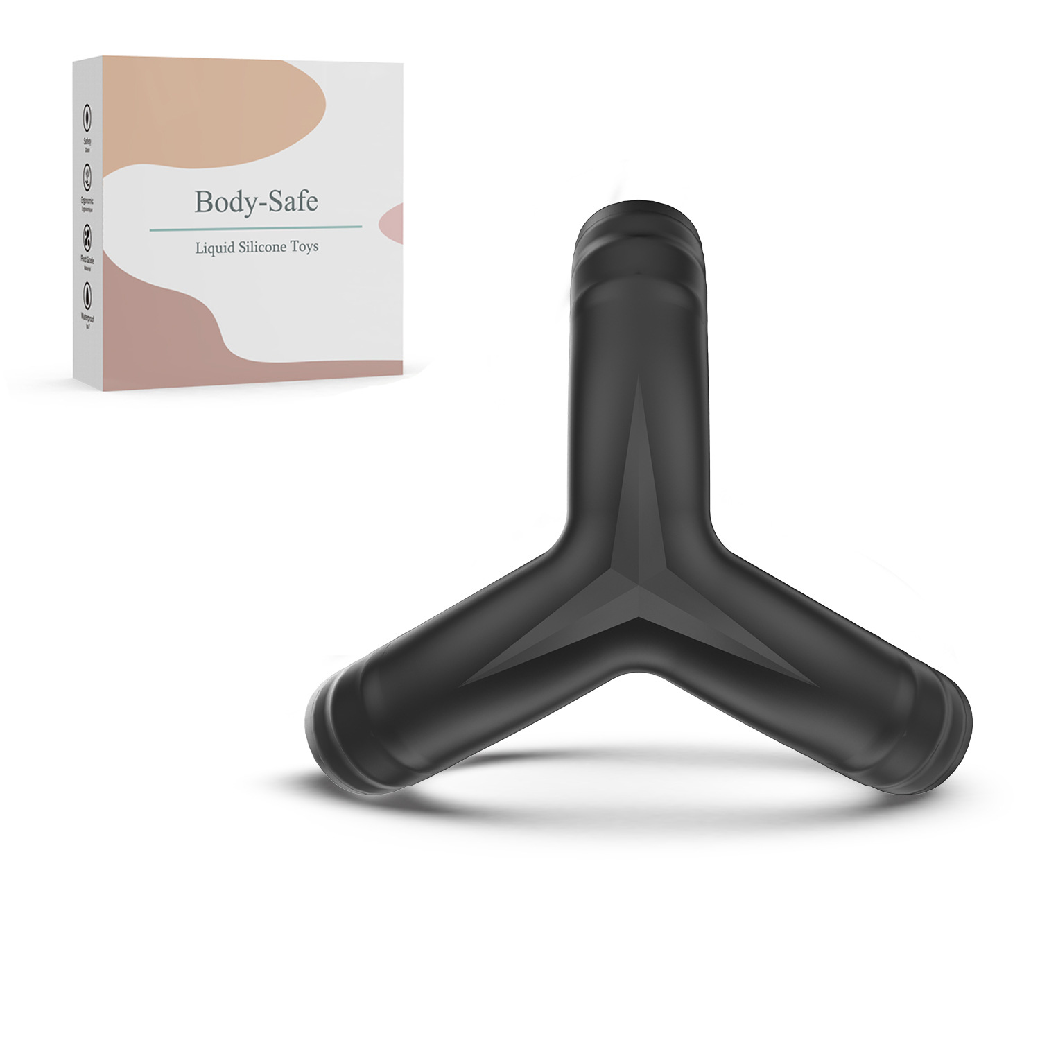 Sameyo Cross-Border Adult Products Silicone Semen Locking Ring Men's Foreskin Ring Resistance Complex Ring Exercise Fun Ring Wholesale