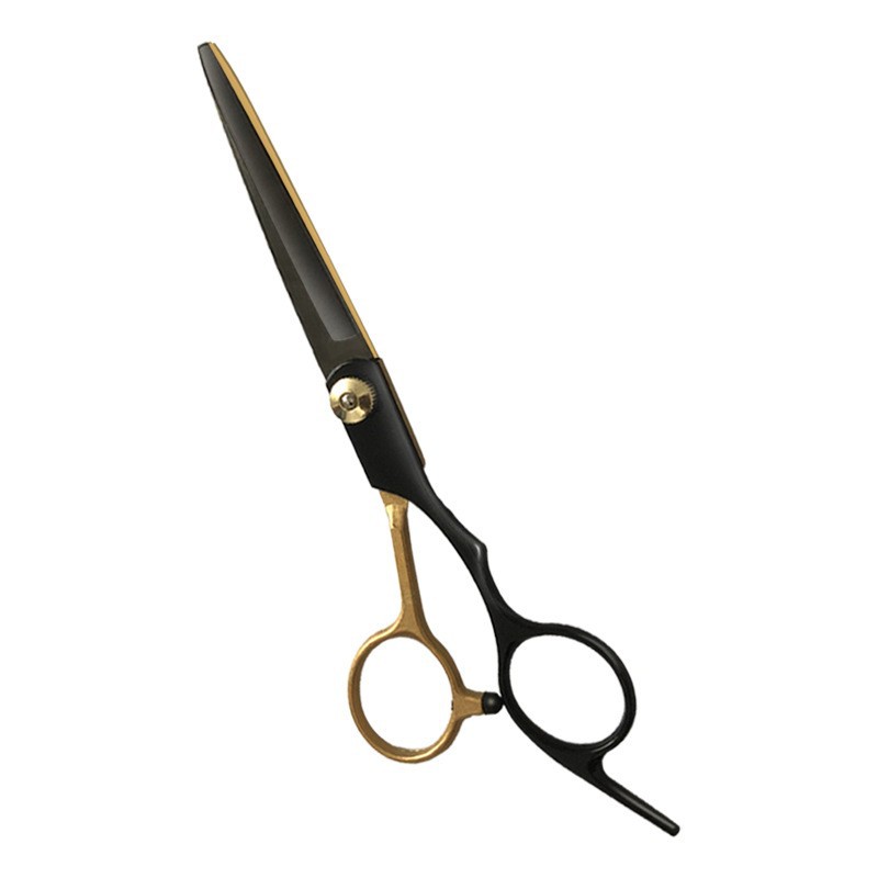 Tijeras para mascotas, herramientas de corte de pelo para gatos y perros, conjunto de corte de pelo especial, tijeras curvas de oro negro, afeitado para mascotas