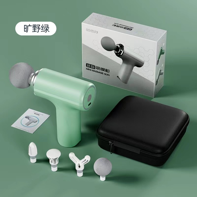 卸売りミニフィットネス筋膜銃肩首筋肉リラックス振動携帯電動マッサージ器運動筋膜銃|undefined