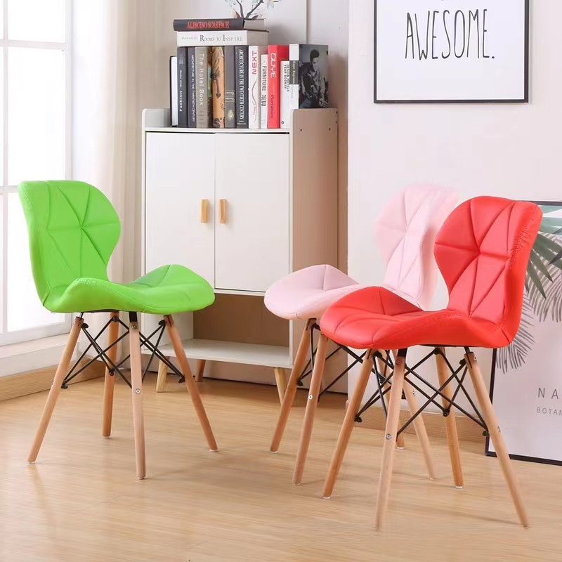Silla de comedor nórdica de manicure, silla de maquillaje, silla de oficina, silla de comedor simple, silla de computadora