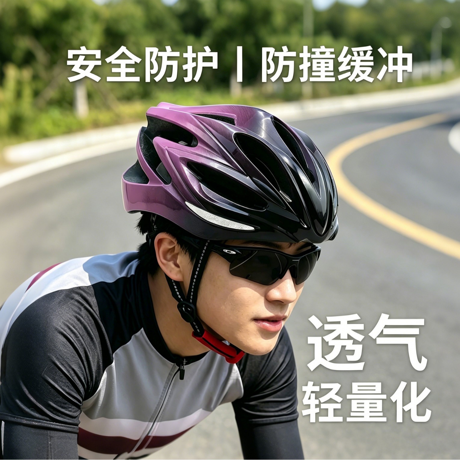Casco de bicicleta de montaña formado en una sola pieza casco de carretera EPS casco deportivo para hombres y mujeres bicicleta al aire libre image 4