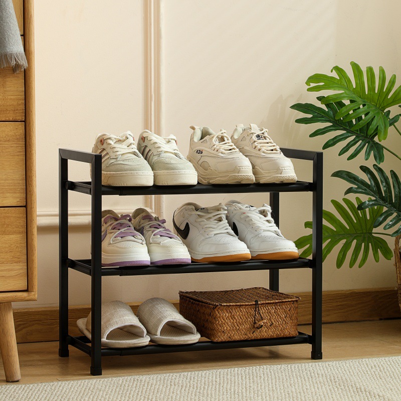 Zapatero exclusivo transfronterizo, hogar simple, puerta multicapa, estante de almacenamiento telescópico para zapatos de interior, estante multicapa