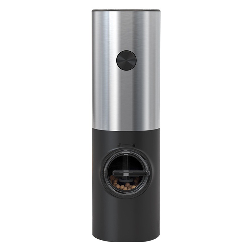 Acero inoxidable amoladora eléctrica inalámbrica inducción de la gravedad molinillo de pimienta cocina sal marina condimento especias molinillo