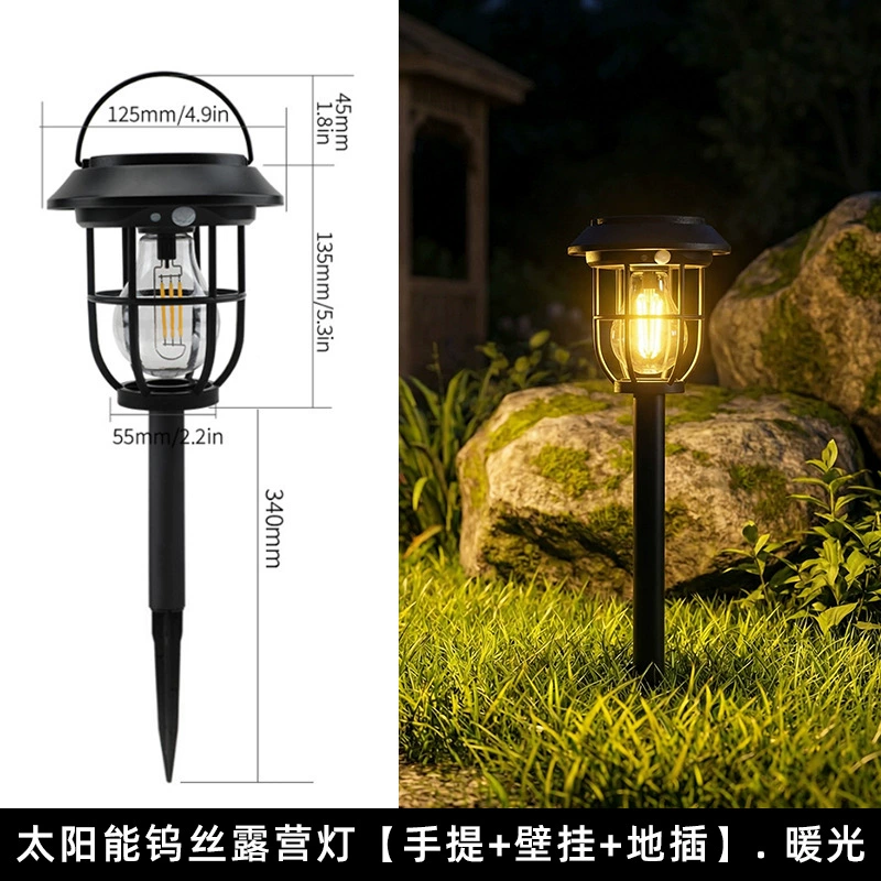 Universal tent for camping solar-powered, travel handheld lights