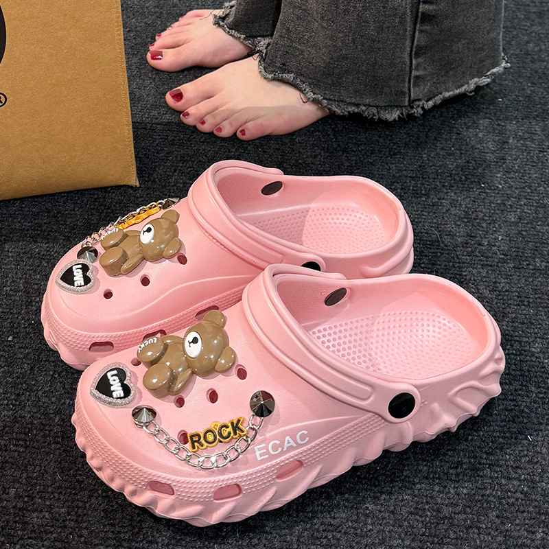 곰 브라운 핑크