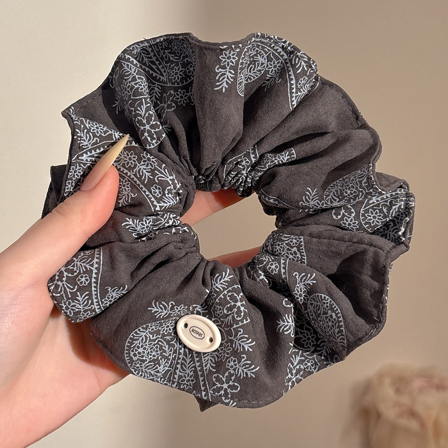 2026 nuevo estilo coreano super grande anillo de pelo intestino grande niñas de alto nivel de sensación de cabello de flores cuerdas de cabello de cordón de goma adornos para el cabello