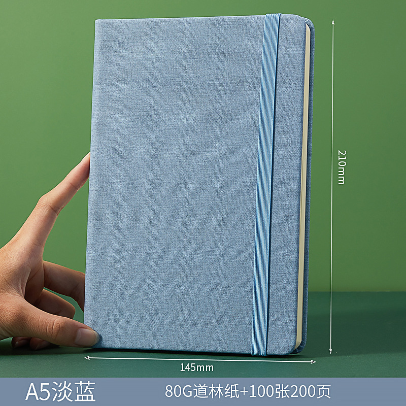 跨境a5绑带笔记本定制可印logo商务办公记事本高颜值日记手账本|undefined
