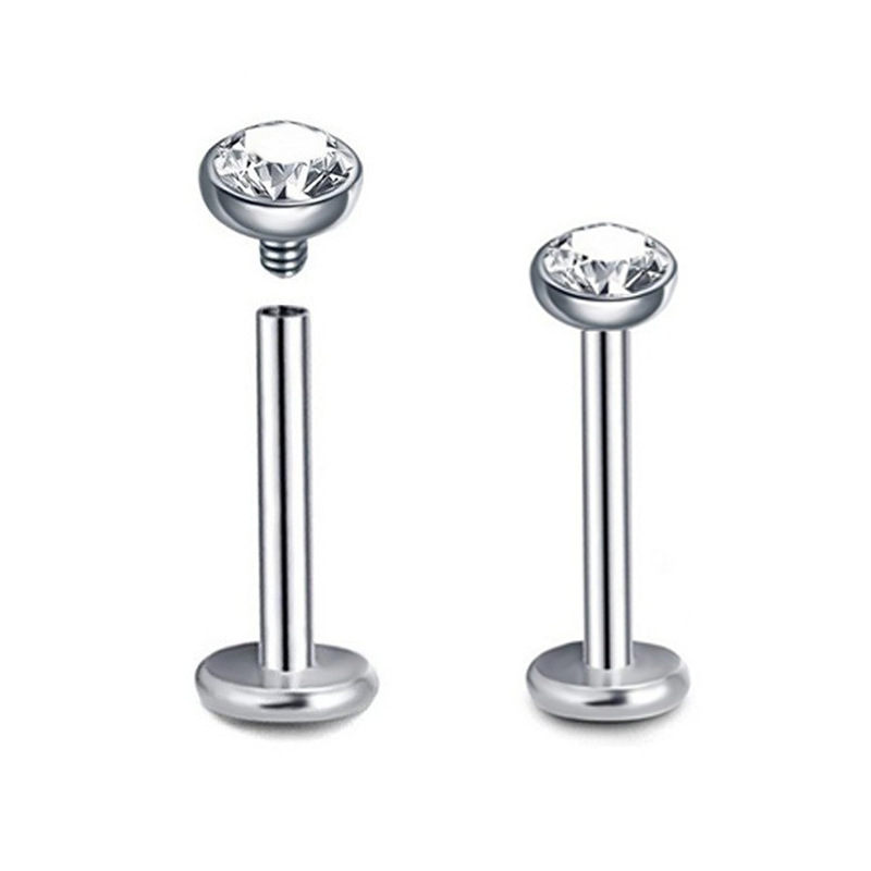 G23 Titanium Nose Stud With 5a Zircon Bowl Shaped Internal Thread_voghion.com