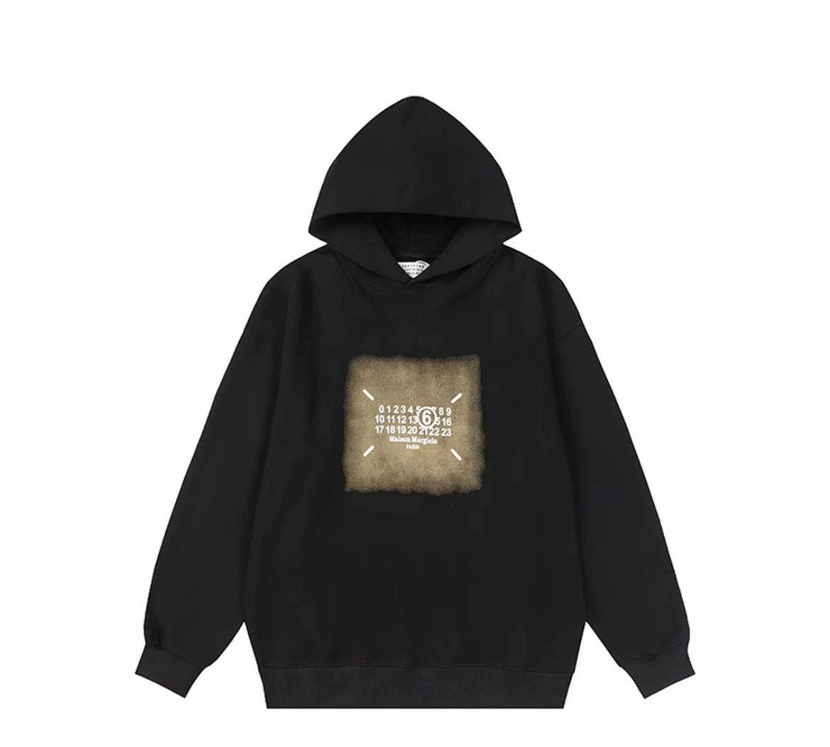 Футболка с длинным рукавом Maison Margiela унисекс свободного кроя с круглым вырезом