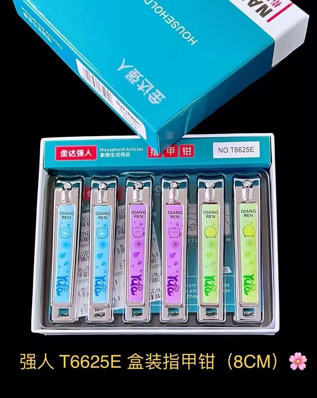 Cuchillos de uñas Jinda Strong 100 cortadores de uñas grandes, medianos y pequeños, cortaúñas de boca plana y cortaúñas de boca oblicua al por mayor