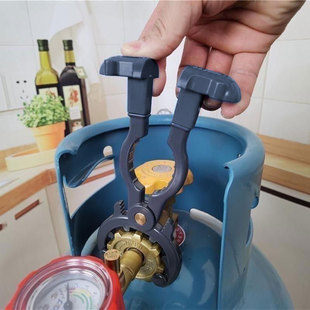 Gas tank pressure reducing valve wrench tightening and loosening tool removal pliers multi-function gas valve three-in-one wrench