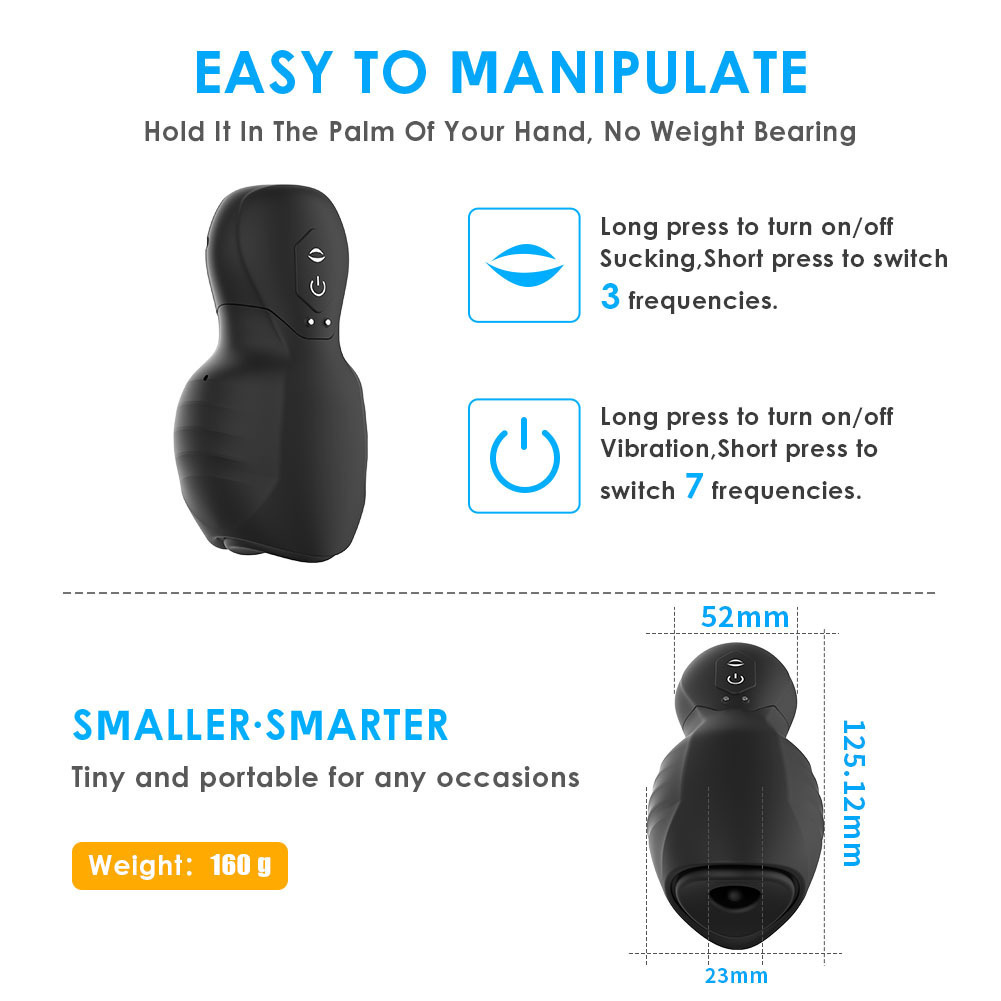 Männliche Masturbation Multifrequenz-Saugvibration Flugzeugbecher Schildkrötenkopftraining Massagestimulator Sexspielzeug für Erwachsene_voghion.com