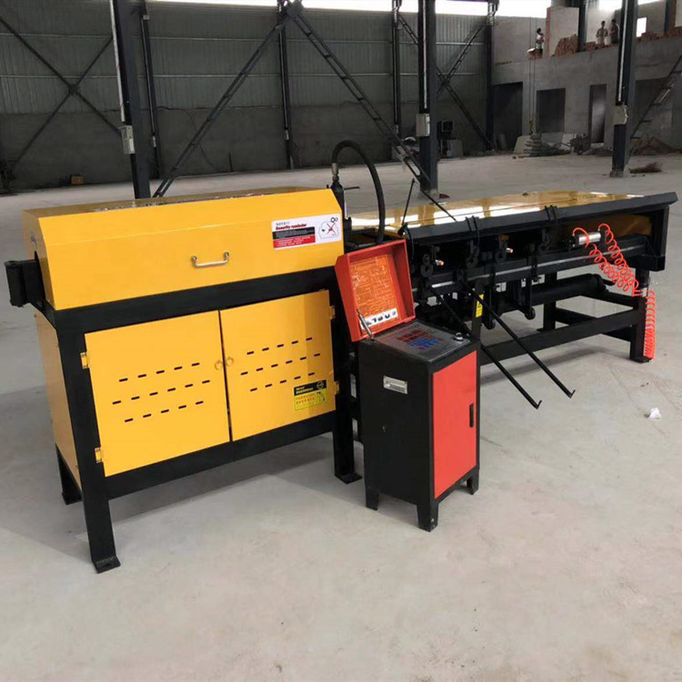 全自动钢筋调直切断弯箍一体机  圆钢调直切断箍筋机