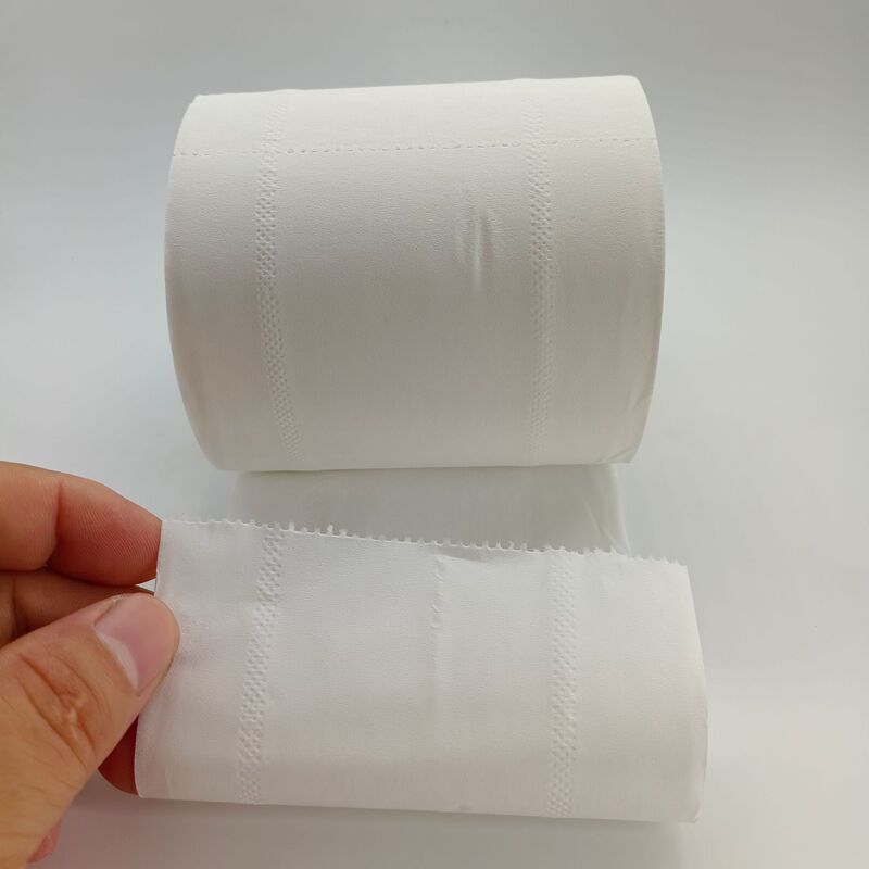 Factory Direct Supply of Wood Pulp Small Rolls for Hotel Rooms, Hollow Household Paper Towels, Hotel Toilet Paper Cleaning