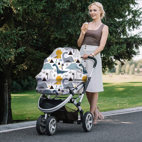 Amazon Outing Nursing Pouch Multifunctional Baby Stroller Cover Car Seat Cover Mother Nursing Pouch Anti-Slip