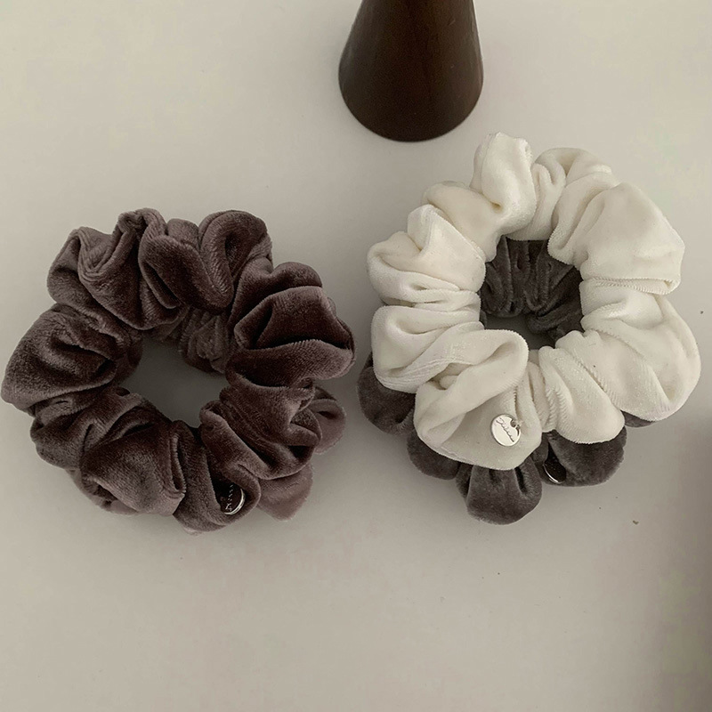 Elastico per capelli in velluto di lusso per acconciature_voghion.com