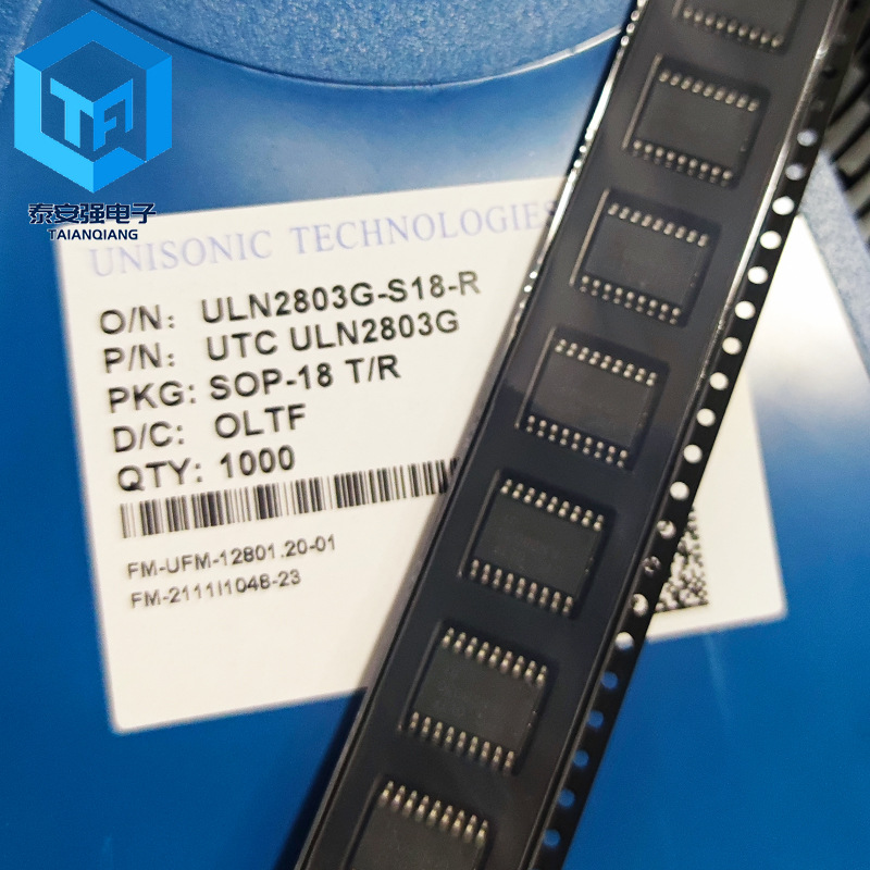 台湾UTC友顺原装正品ULN2803G晶体管大量现货SOIC-18 SOP-18现货