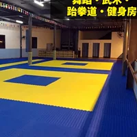Профессиональный коврик для тхэквондо, утолщенный тренировочный коврик высокой плотности для танцев, боевых уличных танцев, тренажерного зала, боевых искусств, 1m пенопластовый коврик