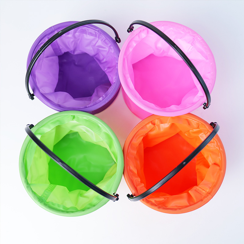 Cubos de plástico para niños, redes de pesca al aire libre, puestos en el parque, peces pequeños, cubos de peces, cubos de agua, cubos de herramientas de arena