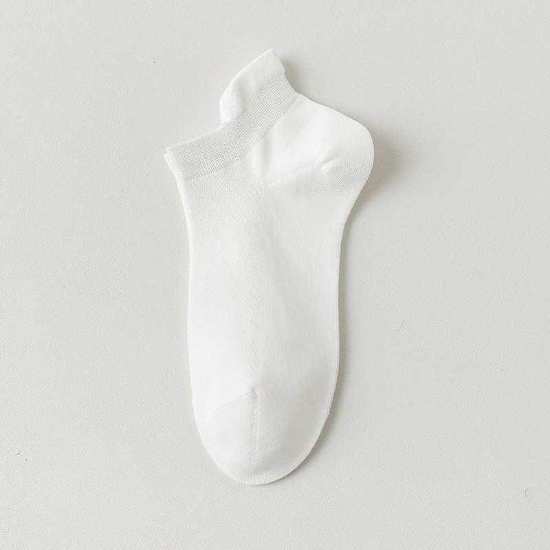 Calcetines, calcetines de algodón, calcetines de barco de mujer, calcetines de algodón de malla delgada de verano, calcetines de mujer sin hueso.