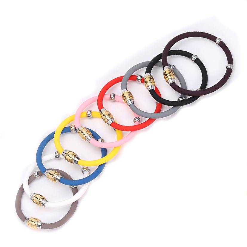 Fashionable silicone universal anti-static bracelet for men and…