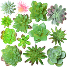 仿真多肉植物绿植装饰盆栽 仙人掌家居摆件组合套装假多肉diy盆景